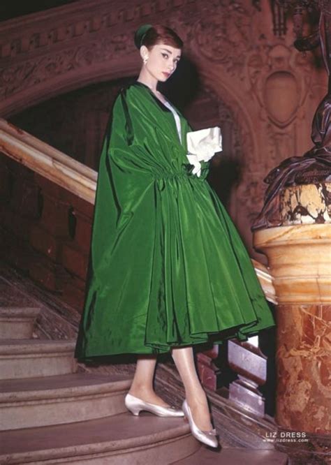 audrey givenchy green coat|givenchy and audrey hepburn wedding.